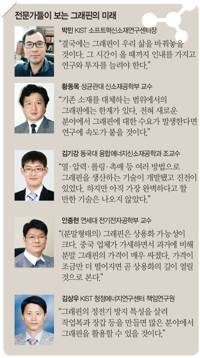 이코노미스트 - [전문가들이 보는 그래핀의 미래] 될 듯 말 듯 아직은 2% 부족