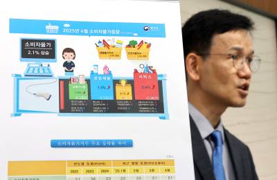 넉 달째 2%대 물가…고환율 여파에 가공식품·외식비 '껑충'