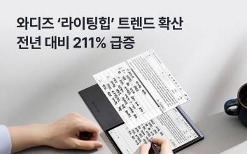 AI 노트·손글씨 클래스 잇단 흥행… 와디즈, ‘라이팅힙’ 트렌드 확산
