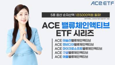 한투운용 밸류체인액티브 ETF 5종, 순자산액 1조5천억원 돌파