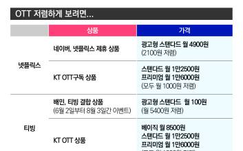 “순수 고객은 호갱?”...저렴한 OTT 제휴 상품 찾는 소비자
