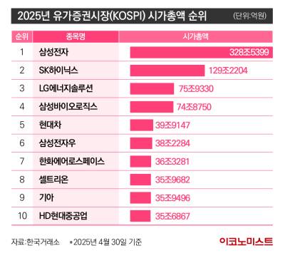 2025년, 삼성전자 이후를 묻다…KOSPI 왕좌의 주인은?