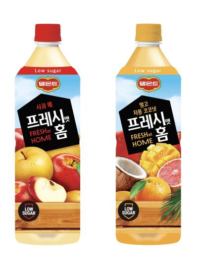 롯데칠성, 믹스 플레이버 ‘델몬트 프레시앳홈 2종’ 출시