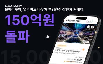숙박권 선구매->투숙일 향후 지정...올마이투어, ‘얼리버드 예약’ 터졌다