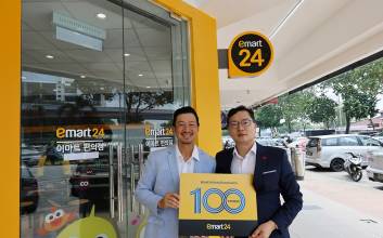이마트24, 말레이시아 코타다만사라에 100호점 열어