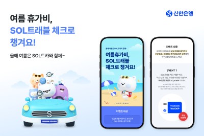 “여름휴가비 드려요” 신한은행, ‘SOL트래블 체크카드’ 이벤트