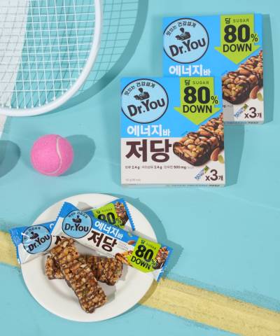 “당 함량 방울토마토 4알 분량”…오리온, ‘닥터유 에너지바 저당’ 출시