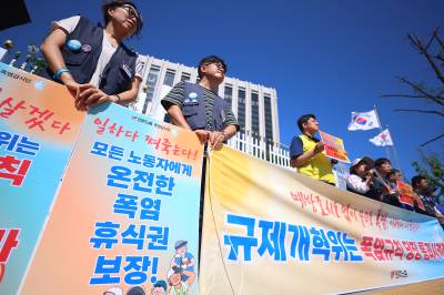 잇따른 폭염에 '2시간마다 20분 휴식' 의무화… 내주 시행