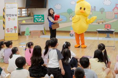 어린이 교통안전 위해 손잡은 GM·굿네이버스…체험교육 캠페인 전개