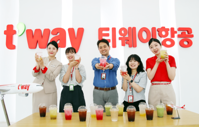 “여름철 힘내세요”...티웨이항공, 중복 맞이 간식 이벤트 진행