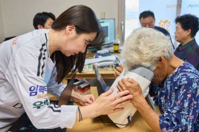 대웅제약, 대부도서 ‘디지털 헬스케어’ 의료봉사