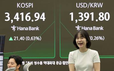 코스피 3400선도 뚫었다…4거래일 연속 사상 최고치 경신