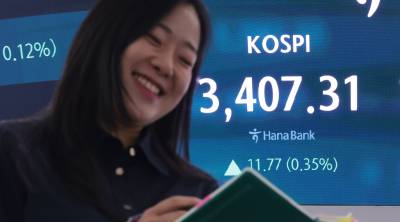 코스피, 사상 첫 3400 시대… 3407선 마감