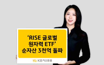 KB자산운용, ‘RISE 글로벌원자력 ETF’ 순자산 3000억원 돌파