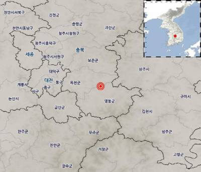  충북 옥천 규모 3.1 지진 발생…충청·대전·경북 등지서 진동 감지