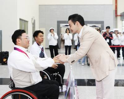 배동현 BDH재단 이사장, 그랜드슬램 달성한 BDH 파라스 사격팀 격려