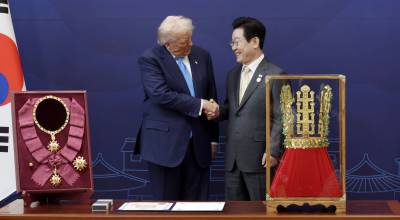 트럼프 "한국이 짧은 시간 이뤄낸 것들 놀라워…조선업의 대가"