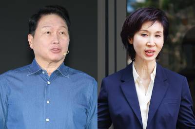 '이혼 확정' 노소영, 웨딩드레스 사진 올리며…SK 주가 향방은