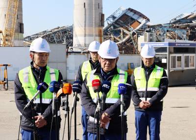 울산화력 붕괴 당시 작업업체 "사고원인 몰라 우리도 답답"