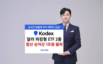 삼성운용, ‘달러 파킹형’ ETF 2종 순자산 1조원 돌파