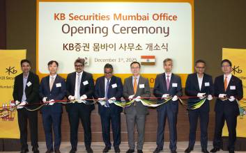 KB證, 인도 금융시장 진출 위한 ‘뭄바이 사무소’ 오픈