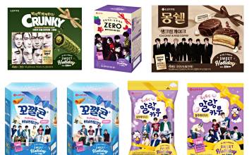 ‘엔하이픈 몽쉘·TWS 꼬깔콘’ 나온다…롯데웰푸드, 하이브 손잡고 과자 5종 출시