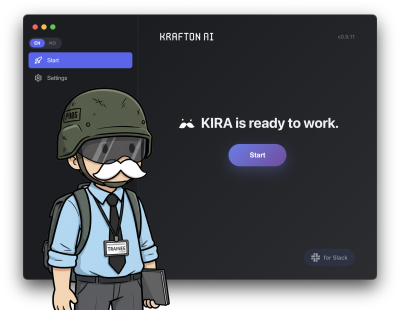 크래프톤, 개인용 AI 비서 ‘키라’ 공개