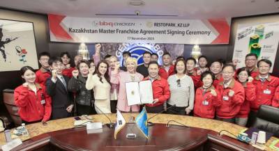 K-치킨, 중앙아시아로 날아간다