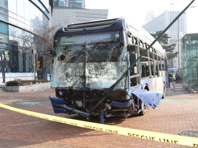 ‘서대문 인도 돌진’ 버스기사 “브레이크 작동 안 했다”