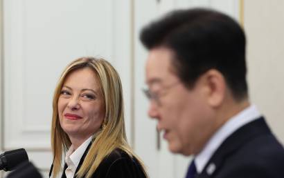 李대통령 '실용적 접근 방식' 언급한 멜로니…19년 만에 伊총리 방한