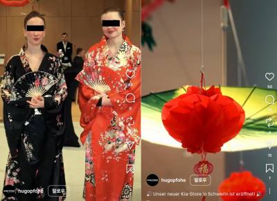 기아차 팔면서 '기모노' 입고 홍보…중국풍 등까지