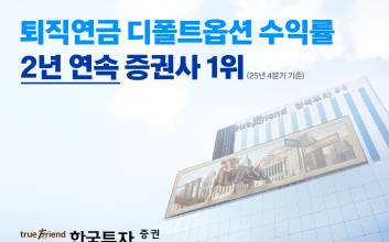 한국투자증권, 디폴트옵션 수익률 2년 연속 증권사 1위