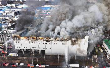 시흥 SPC삼립 공장 화재...전체 가동 중단