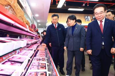 농식품부 장관, 설 앞두고 성수품 현장 점검