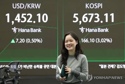 환율, 1445.5원 '소폭 상승'…"달러 네고 물량 풀려"