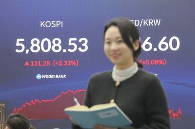 코스피, 사상 첫 5800 돌파...‘6000피’ 다가왔다