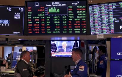 상호관세 위법 판결로 '불확실성' 제거, 뉴욕증시 상승 마감