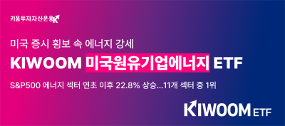 ’KIWOOM 미국원유에너지기업 ETF’ 연초 이후 수익률 24.33%