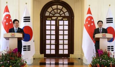  李대통령 "한-싱가포르, FTA 개선 협상 개시 합의"