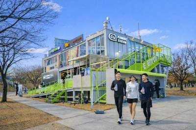 CU, 한강에 ‘러너 맞춤형’ 편의점 열어