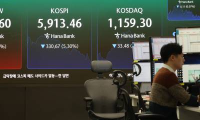  코스피, 5900 이어 5800선 붕괴…7%대 폭락