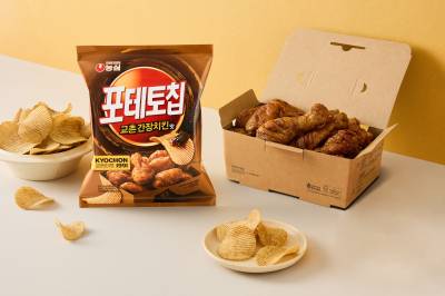 ‘창립 35주년’ 교촌에프앤비, 농심과 ‘포테토칩 교촌간장치킨맛’ 출시