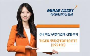 “변동장에선 우량주 투자”…미래에셋 ‘TIGER 코리아TOP10’ 올 수익률 45.01%