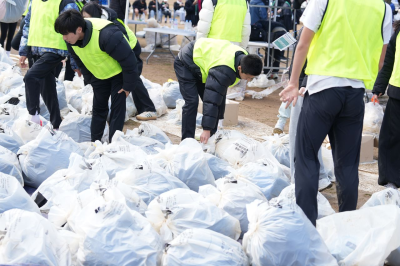 에버켐텍, 독자적 소재 기술로 ‘탄소중립 마라톤’ 완성한다… 친환경 봉투 1.5만 장 공급