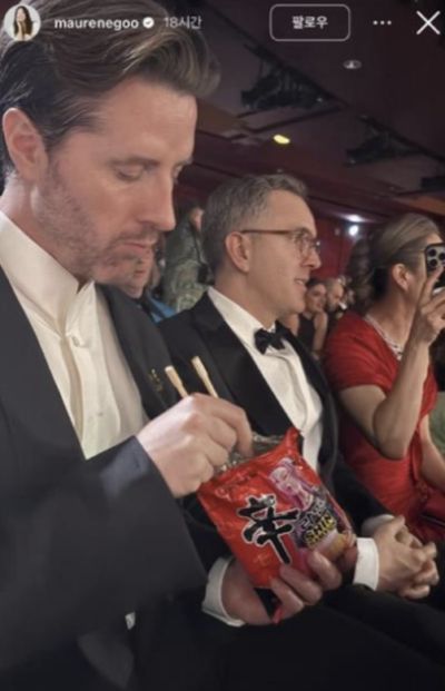 '40살' 농심 신라면...美 아카데미 무대 밟았다