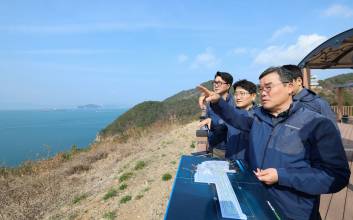 대우건설, 가덕도신공항 예정지 점검…“해상매립·연약지반 기술력 총동원”