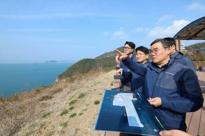 대우건설, 가덕도신공항 예정지 점검…“해상매립·연약지반 기술력 총동원”