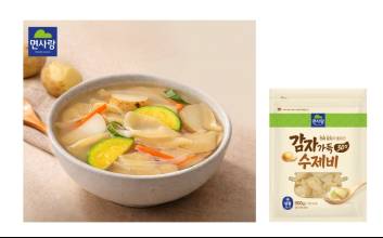국물에 넣어도 쫄깃함 유지…면사랑, '수제비 2종' 출시