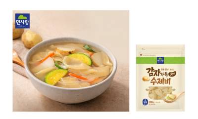 국물에 넣어도 쫄깃함 유지…면사랑, '수제비 2종' 출시