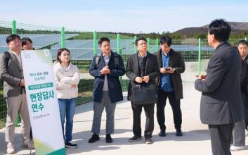 하나은행, 제주도 발전단지 현장 답사…국가 전략산업 현장 이해도 높인다